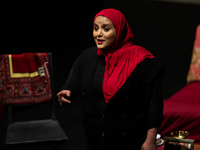 Image of DaDa Fellow, Amina Atiq, Yemeni-scouse published poet, award-winning community activist and performance artist.